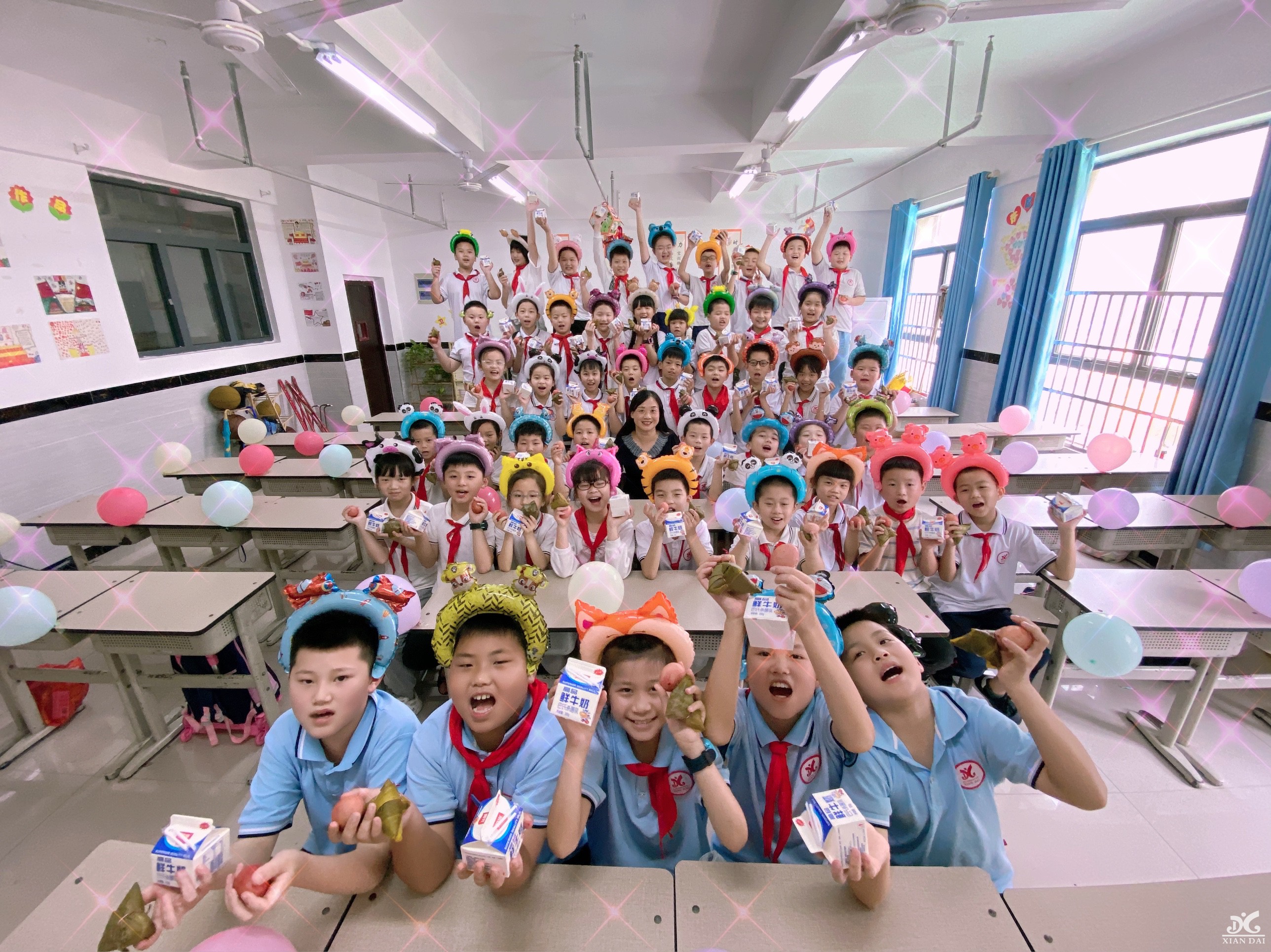 南昌现代外国语学校开展“欢乐六一，遇上粽香端午”庆祝活动